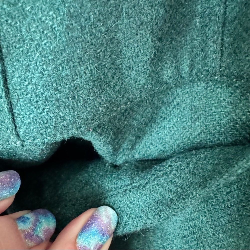 Madewell Assembly A-Line Skirt Size 4 Wool Blend Dark Green Lined Fall Winter - Picture 11 of 16